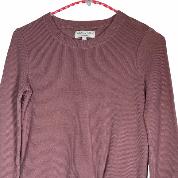 Madewell XXS Texture & Thread Front Knot Jacquard - Picture 2 of 8